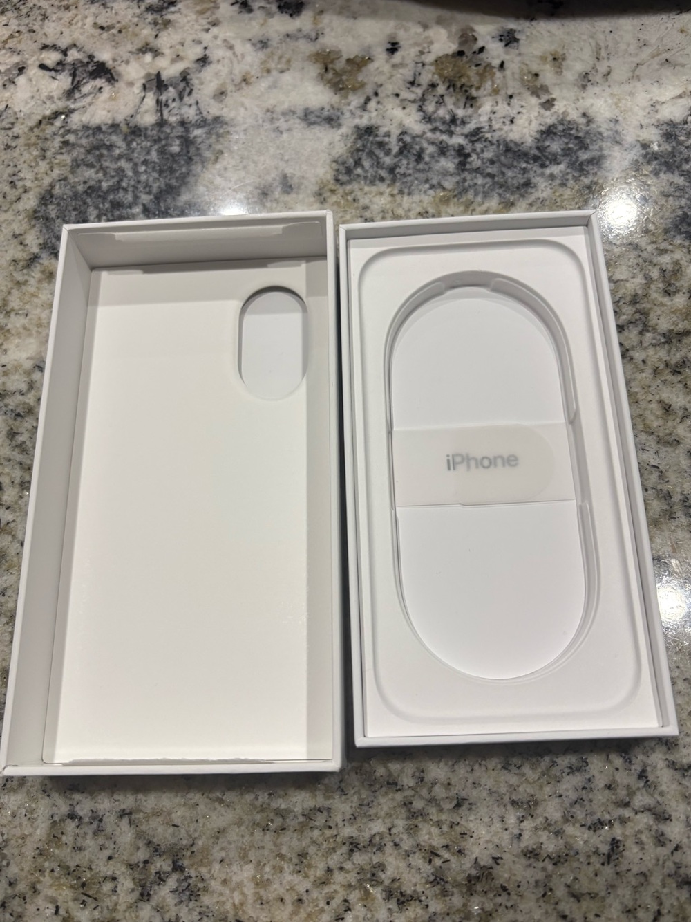 Apple White iPhone Packaging Insert and Tray